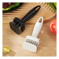 Martillo Ablandador de Carne Blanco para Cocina y Preparacion Rapida de Carnes Y Papel Regalo