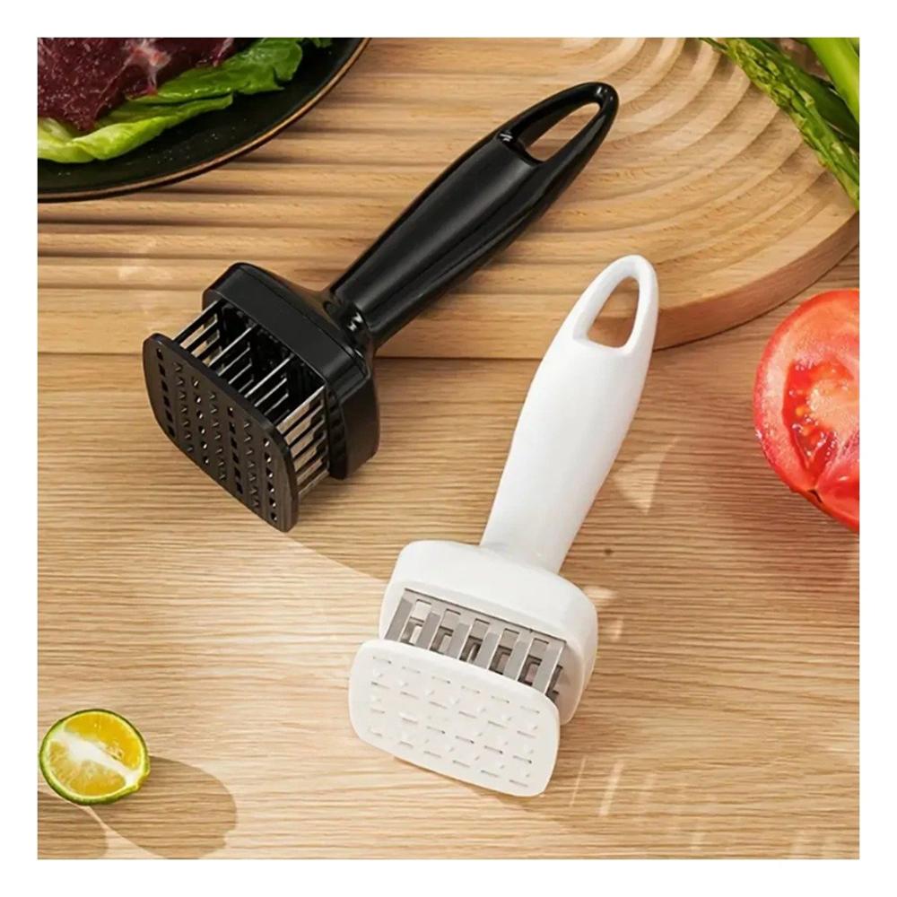 Martillo Ablandador de Carne Blanco para Cocina y Preparacion Rapida de Carnes Y Papel Regalo