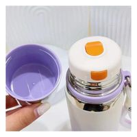 Termo Lila 500ml para Transporte Fácil de Bebidas Calientes y Frías YPapel Regalo