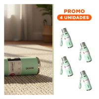 Pack4 Recipiente Térmico Verde Agua 500ml con Tapa Segura para Bebidas Calientes