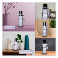 Termo Lila 800ml con Tapa Segura para Café Té y Bebidas Frías YLigas Regalo