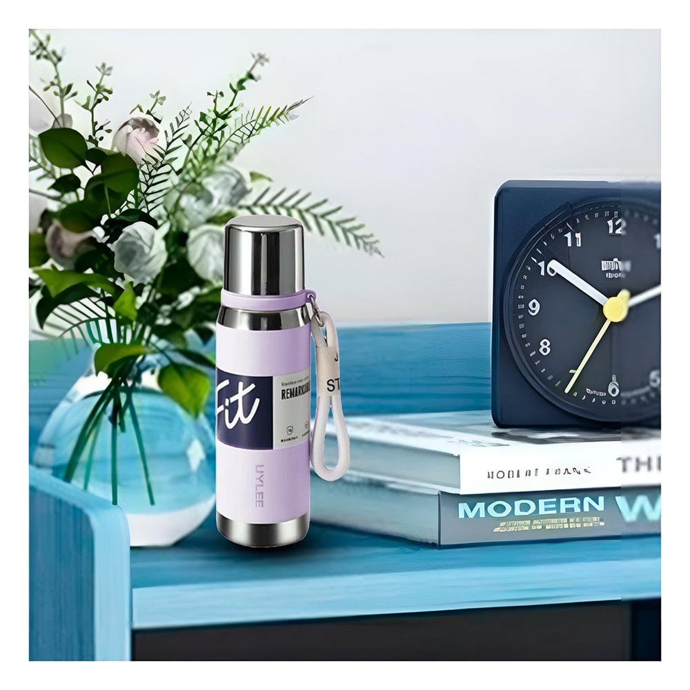 Termo Color Lila 800ml con Tapa Hermética para Café Té y Bebidas Diarias