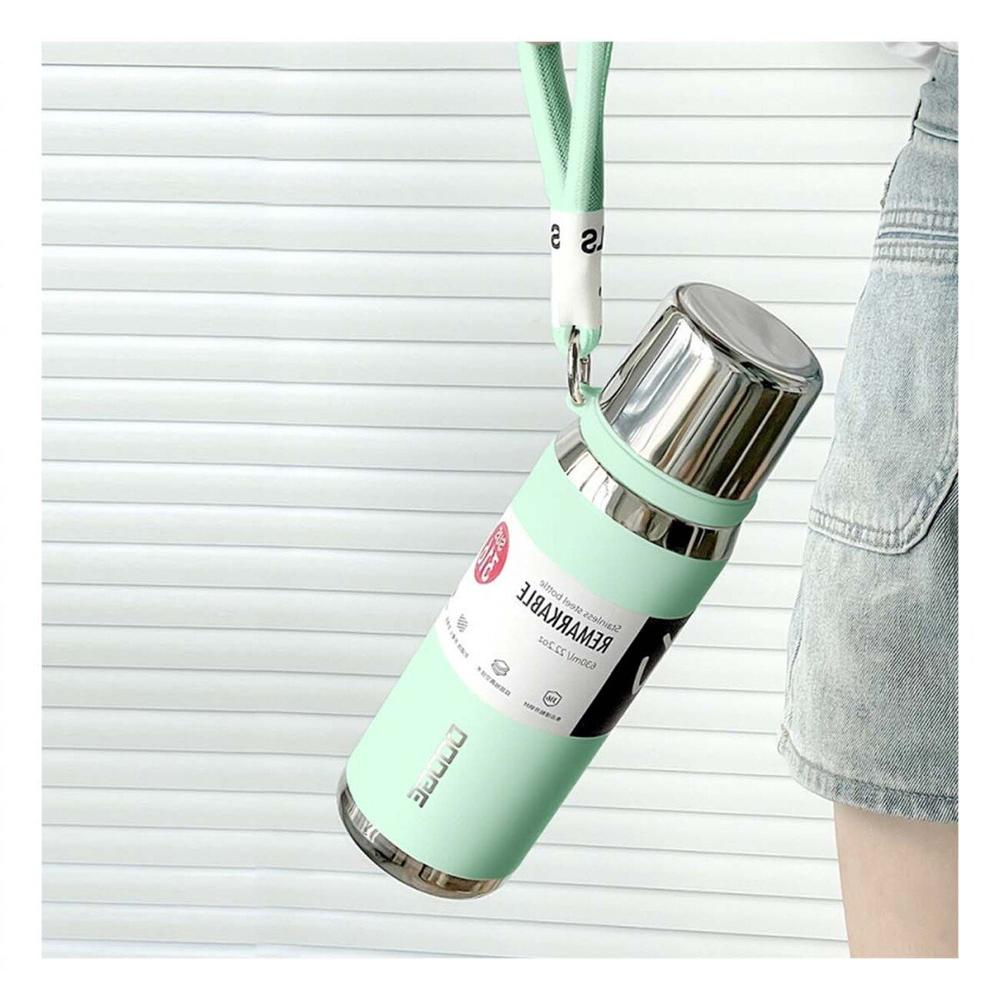 Termo Verde Agua 500ml para Bebidas Calientes y Frías en Oficina Hogar Ynotas
