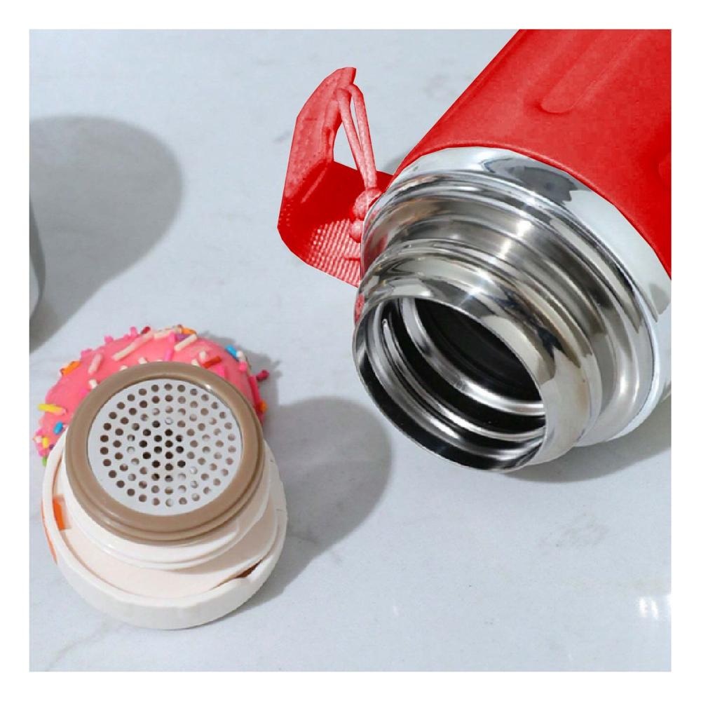 Termo 800ml Rojo con Tapa Hermetica y Diseño Moderno para Oficina y Hogar YPapel Regalo