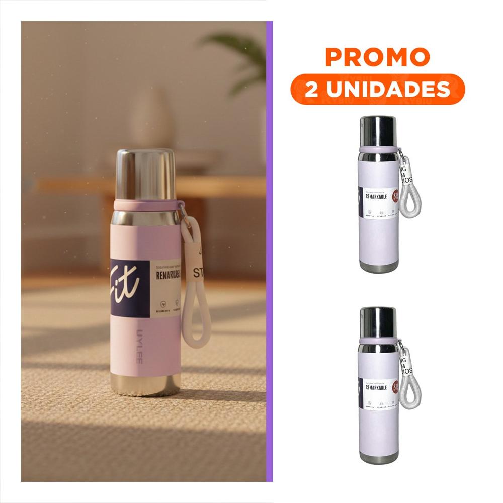 Pack2 Recipiente Térmico Lila 800ml para Uso Diario en Hogar Oficina y Picnic YRegalo Sticker