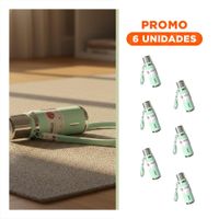 Pack6 Frasco Verde Agua 500ml con Tapa Segura para Café Té y Bebidas Calientes YRegalo Sticker