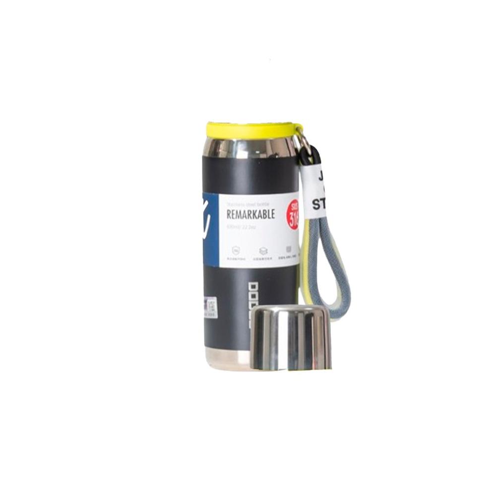 Termo Negro 500ml para Uso Diario en Oficina Hogar y Picnic YRegalo Sticker