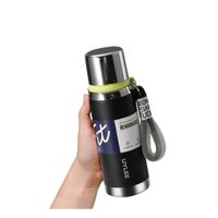 Termo Negro 800ml para Uso Diario en Oficina Hogar y Picnic YRegalo Sticker