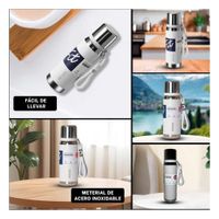 Termo Blanco 800ml con Tapa Segura para Café Té y Bebidas Frías YLigas Regalo