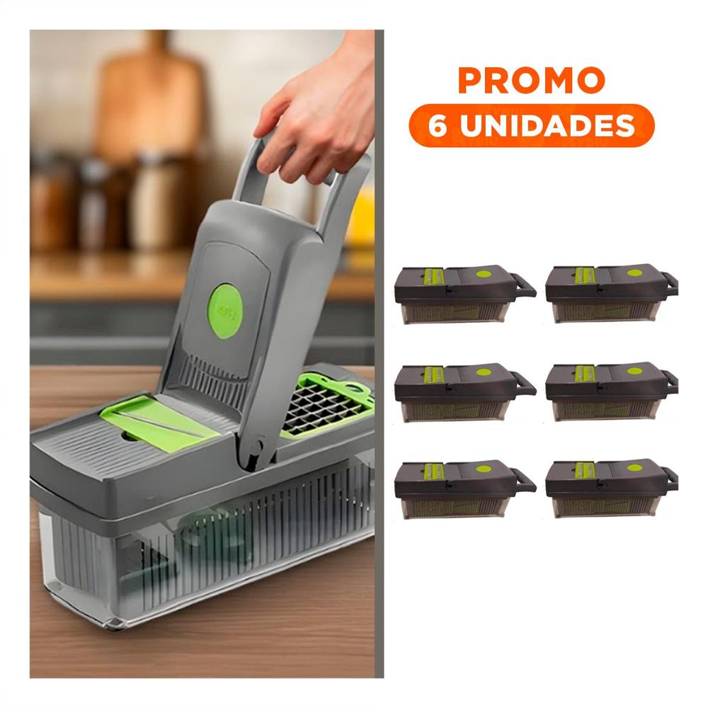 Pack6 Rallador de Cocina Practica en Plastico Firme para Preparacion Natural YRegalo Sticker