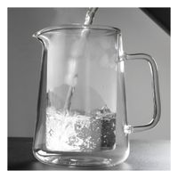 Prensa de Cafe 350ML en Borosilicato y Acero con Acabado de Color Transparente Y Papel Regalo