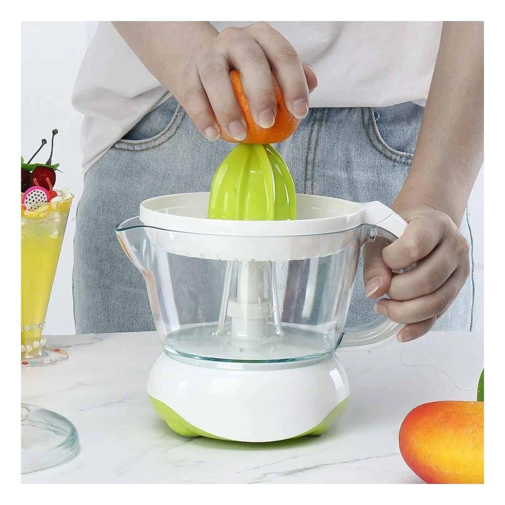 Exprimidor Multifuncional Blanco con Verde en Plastico Resistente Cocina