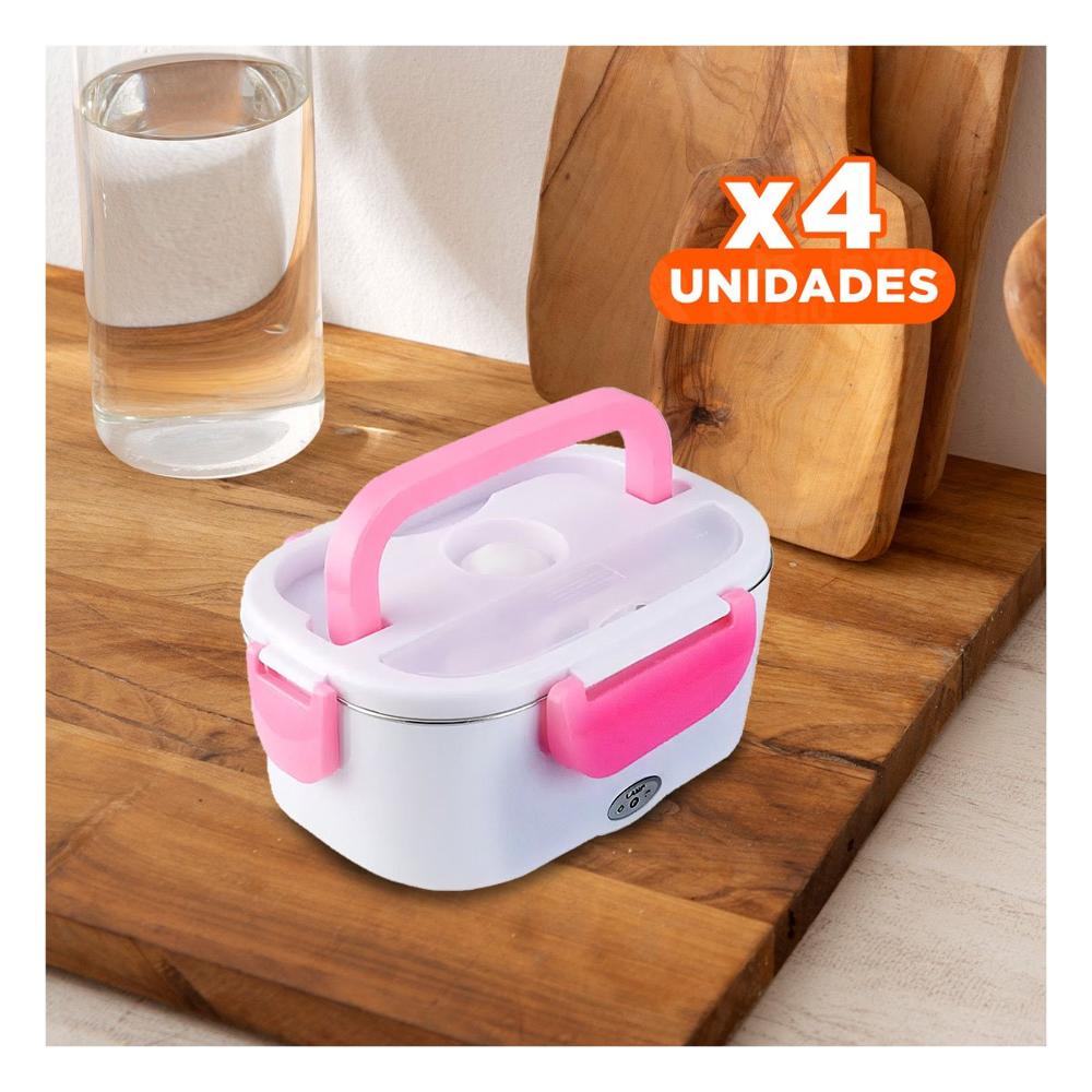 Pack4 Envase Facil de Usar y Limpiar en Casa o Trabajo Rosado Y Papel Regalo