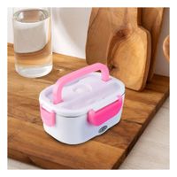 Taper Calentador Electrico Ideal para Platos Preparados y Comidas Rapidas Rosado Y notas