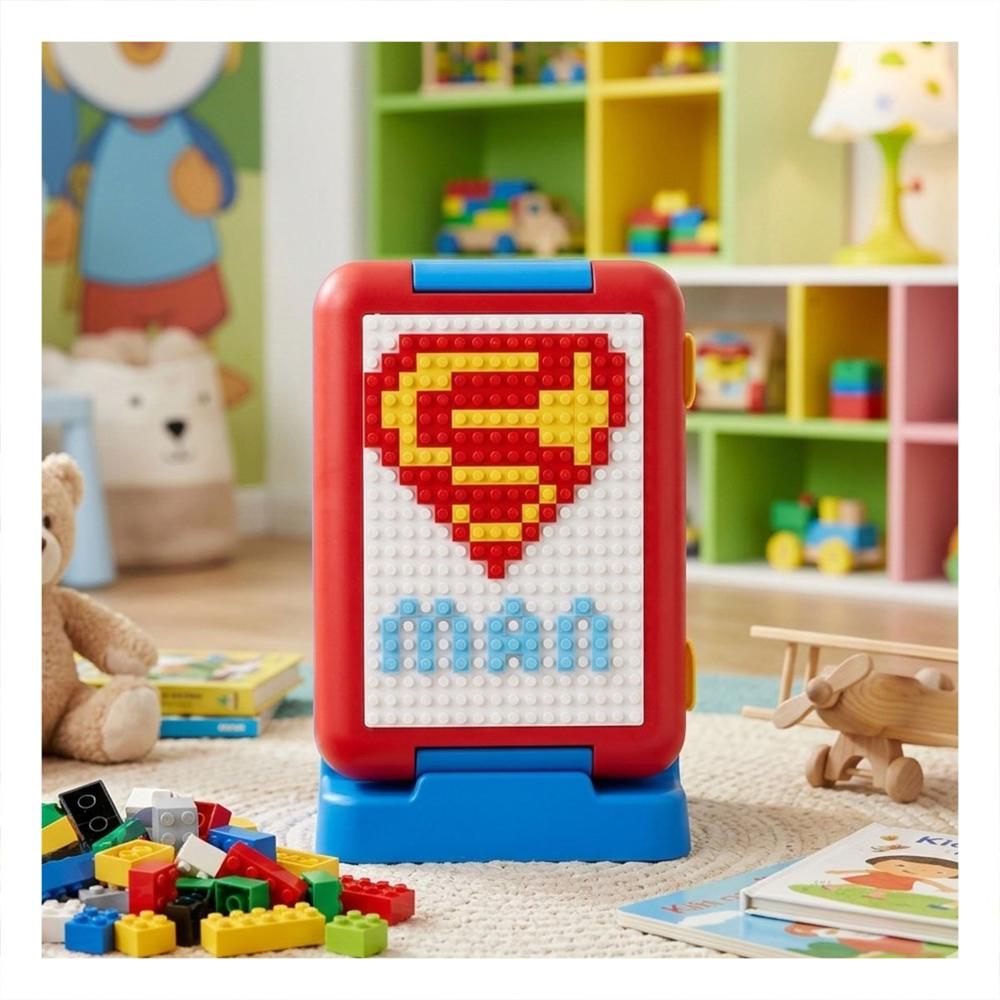 Taper Caja Rojo con 4 Divisiones para Comidas Infantiles y Adultos Y notas