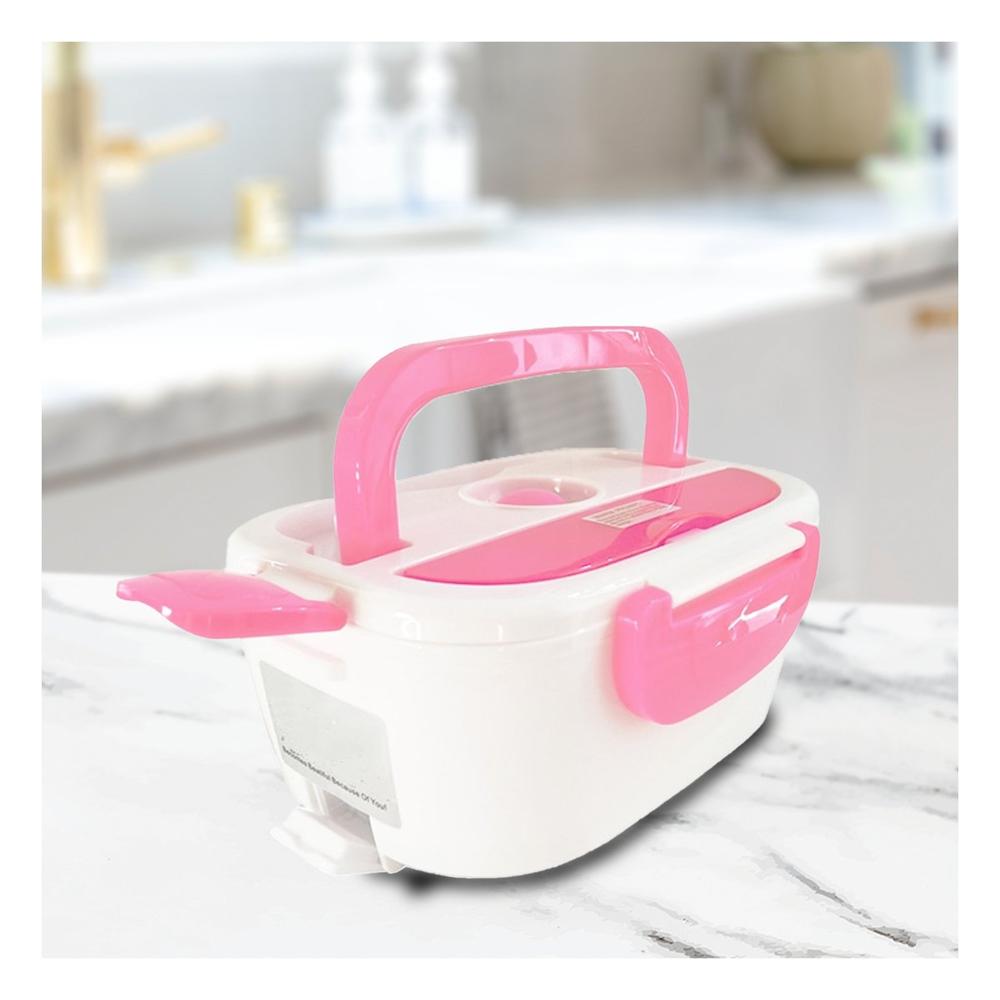 Taper Calentador Electrico Compacto para Mantener Comida Caliente Rosado