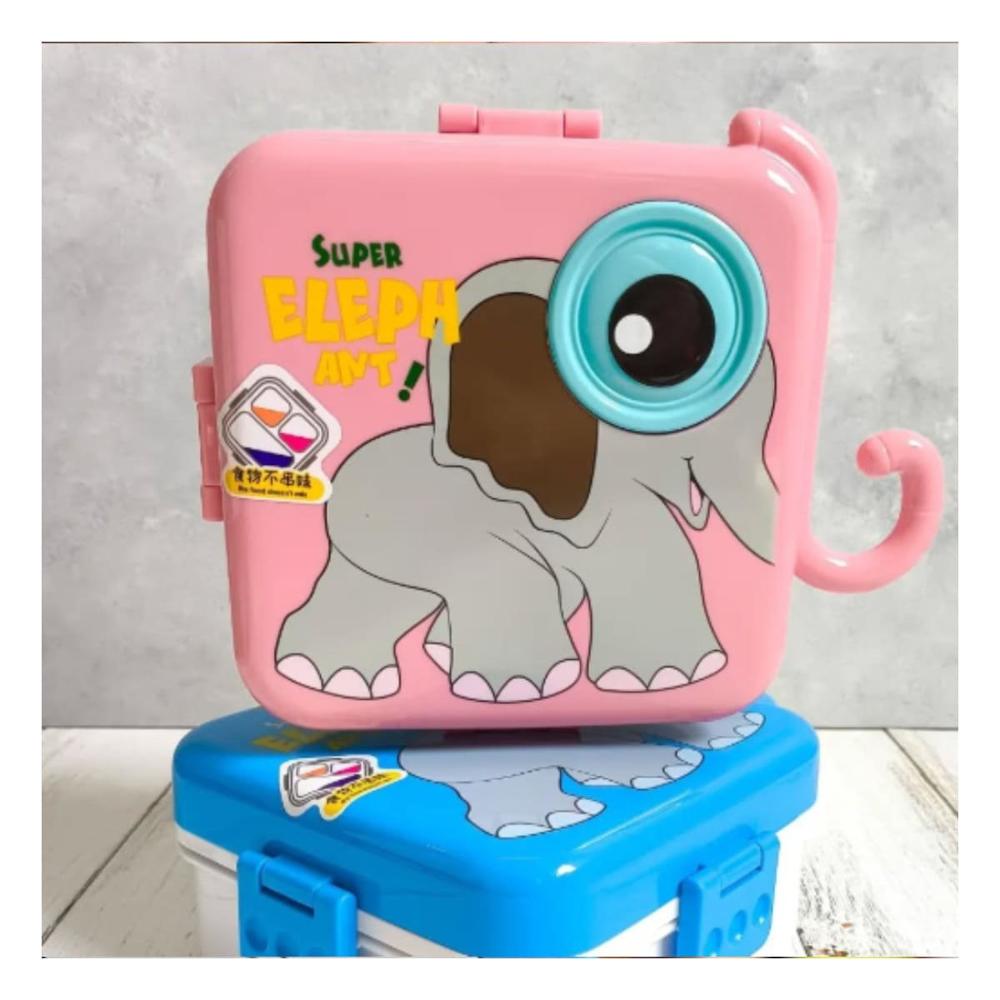 Taper cuadrado Elefante con Ojo Mini Taper Rosado 1600ml