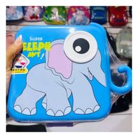 Taper Estilo Elefante con Cubiertos para Postres y Frutas Azul Y notas