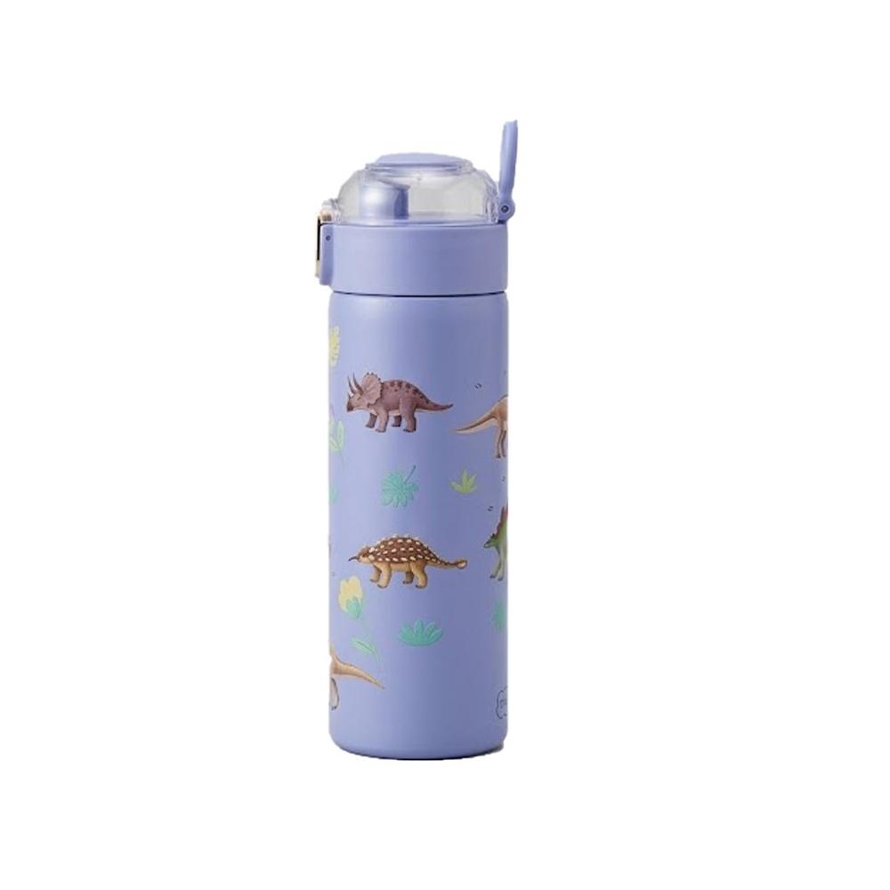 Termo Divertido 420ml Dinosaurio Azul con Diseno para Ninos YRegalo Sticker
