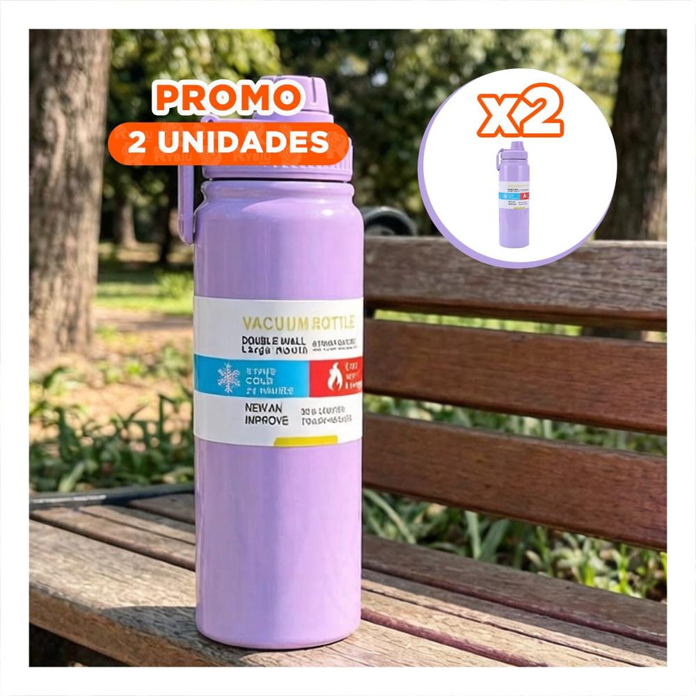 Pack2 Recipiente 800ml Lila para Bebidas Frias y Calientes en Hogar