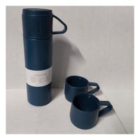 Termo individual con 2 tasas azul marino para hogar moderno