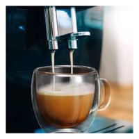 Taza de 250ml en Vidrio Color Transparente Base Firme de Dimensiones 9x5x5cm Y Papel Regalo
