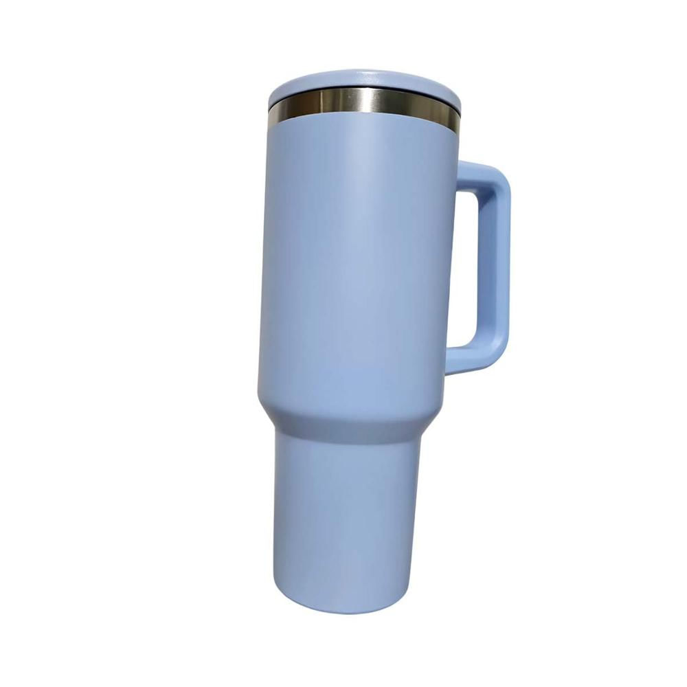 Termo Color Celeste 1200ML con Asa Lateral y Pico Reutilizable ABS y Acero YRegalo Sticker