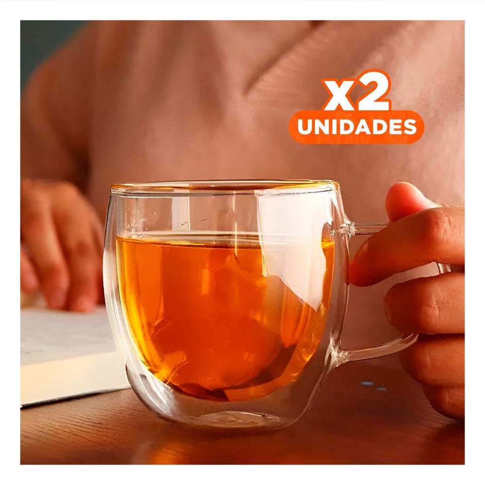 Pack2 Recipiente Cuerpo Recto de 250ml Vidrio de Dimensiones 9x5x5cm Transparente