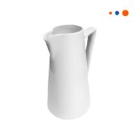 Jarro de Ceramica Blanco para Cocina y Servicio en el Hogar Y Ligas Regalo