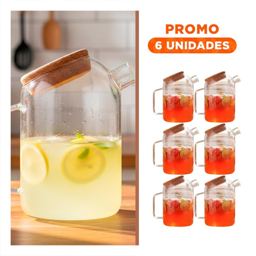 Pack6 Unidad Compacta para Uso Diario y Guardar Liquidos Transparente YRegalo Sticker
