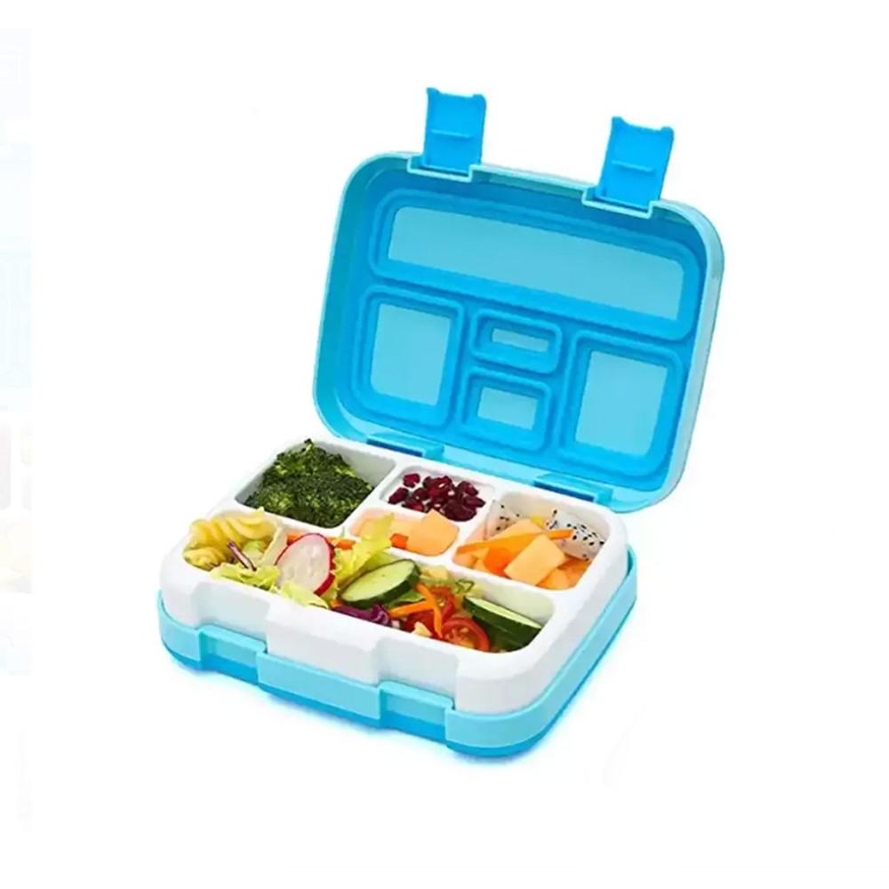 Taper Portatil Bento 5 Divisiones Celeste para Llevar Almuerzo al Trabajo YRegalo Sticker