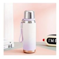 Termo 800ml Lila con Tapa Hermetica y Diseño Moderno para Oficina y Hogar YPapel Regalo