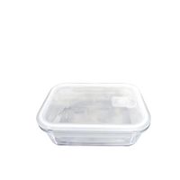 Envase de vidrio con tapa 1040ml transparente facil de limpiar YRegalo Sticker