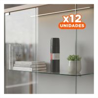 Pack12 Cantimplora Termica con 2 Tasas Negro Elegante y Portatil YPapel Regalo