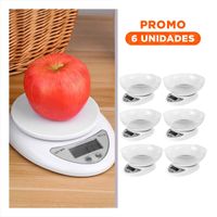Pack6 Instrumento Digital de Cocina con Display LCD y Medicion Exacta Y Regalo Sticker