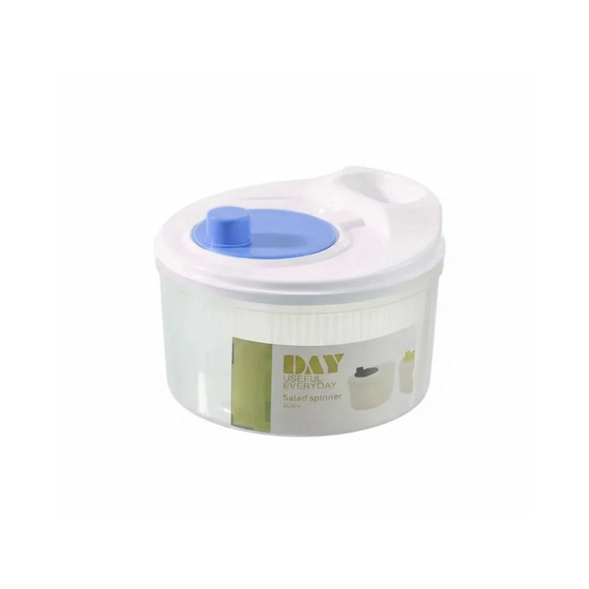 Escurridor de Cocina con Sistema Giratorio Blanco con Azul DAY Y Regalo Sticker