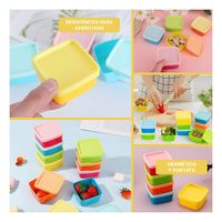 Mini Tapers 6 Piezas con Tapas Multicolor 6x3.5cm para Uso Diario en Cocina YLigas Regalo