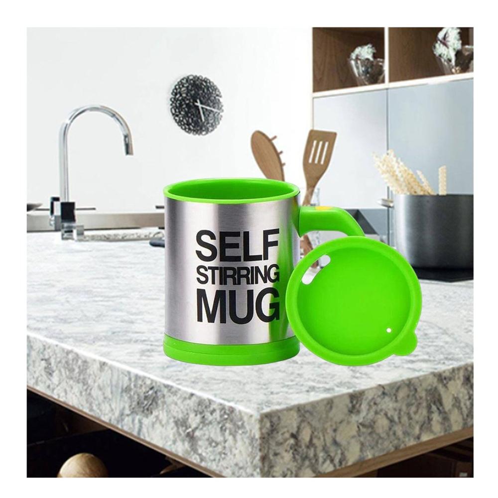 Batidora Portatil 400 ml con 2 Pilas AAA para Cocina Moderna Verde Ynotas