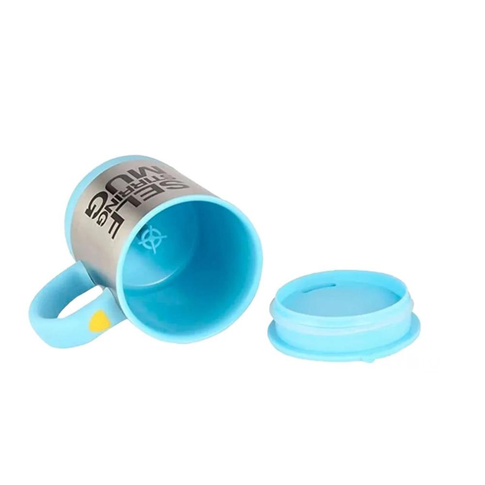 Licuadora Portatil 400 ml con 2 Pilas AAA para Jugos Celeste YRegalo Sticker