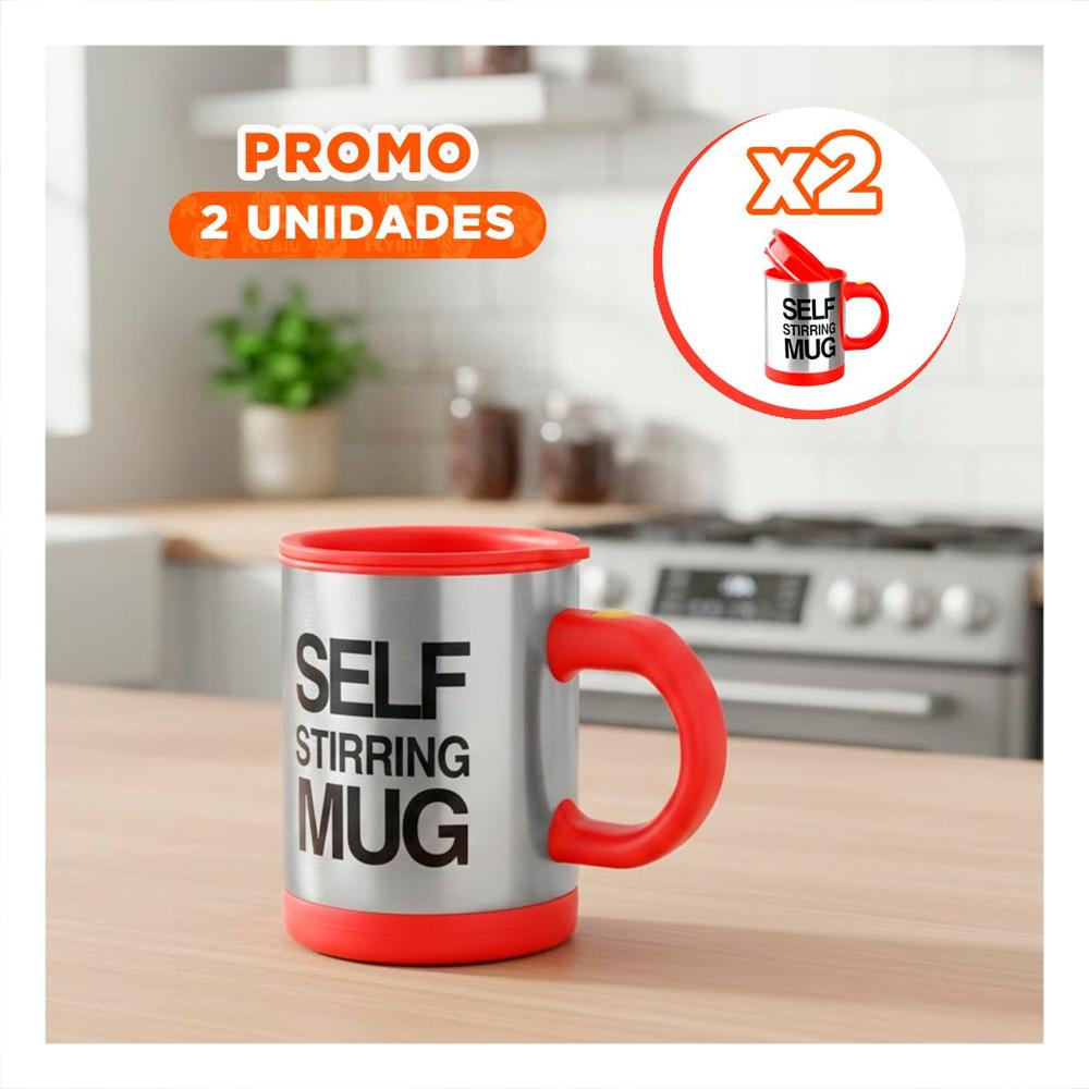 Pack2 Batidora Electrica 400 ml con 2 Pilas AAA para Casa Moderna Rojo YPapel Regalo