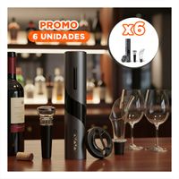 Pack6 Articulo de Lujo Negro con Caja Guinda para un Uso Dinamico Real Y Papel Regalo