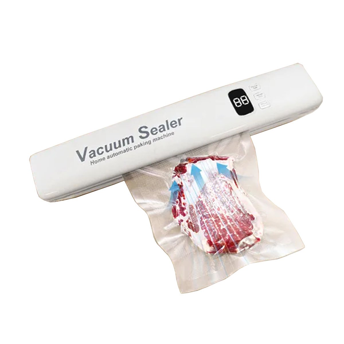 Compresora Electrica Al Vacio Blanco Rapida y Durable Para Hogar YRegalo Sticker