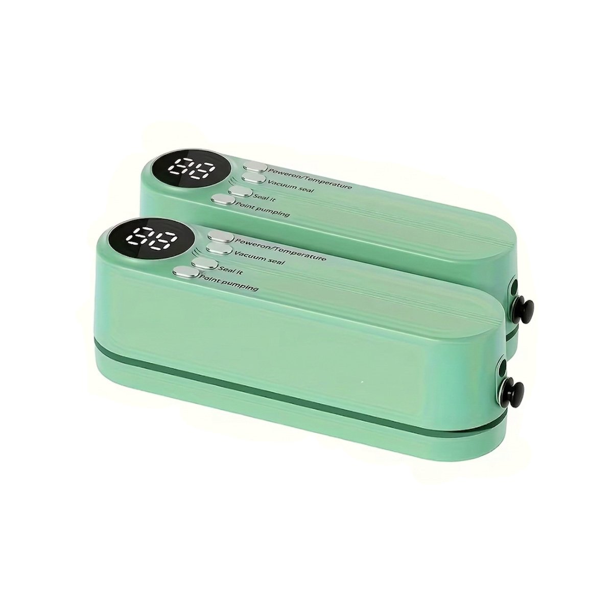 Cerrador de Bolsas al Vacio Portatil Verde para Uso Diario en Cocina YRegalo Sticker