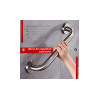 BARRA DE SEGURIDAD PARA BAÑO SATINADO 40 CM ADB63040ST