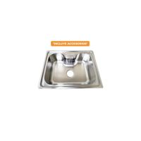 LAVADERO DE COCINA ACERO INOXIDABLE SATINADO 60 X 46 X 20 CM LP-6045