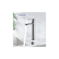 MEZCLADORA MONOCOMANDO PARA LAVATORIO ALTO CROMADO M0106A