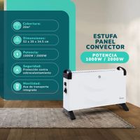Estufa Panel convector Kendal KCE-DL06