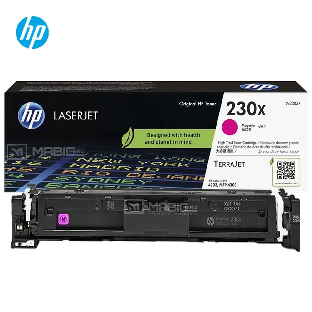 TONER HP 230X MAGENTA W2303X L.J. 4203, MFP 4303 ORIGINAL