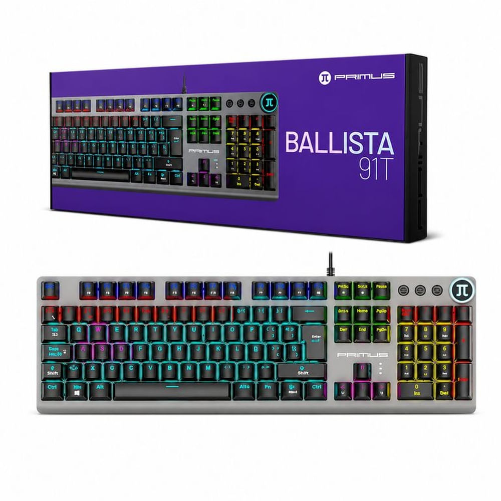 Teclado Gamer Mecánico Primus Gaming BALLISTA91T