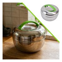 Envase 1300 ml Termo Circular Acero Verde para Refrigeradora Y Regalo Sticker